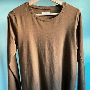 Madewell Taupe Shirt Sz Medium